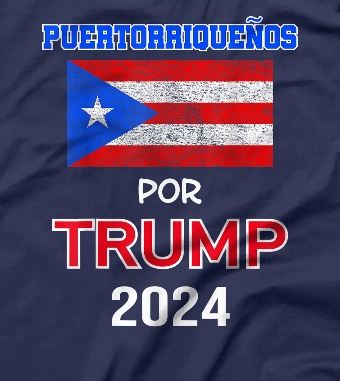 Puerto Ricans for Trump 2024 - Puertorriqueños Trump Gift T-Shirt