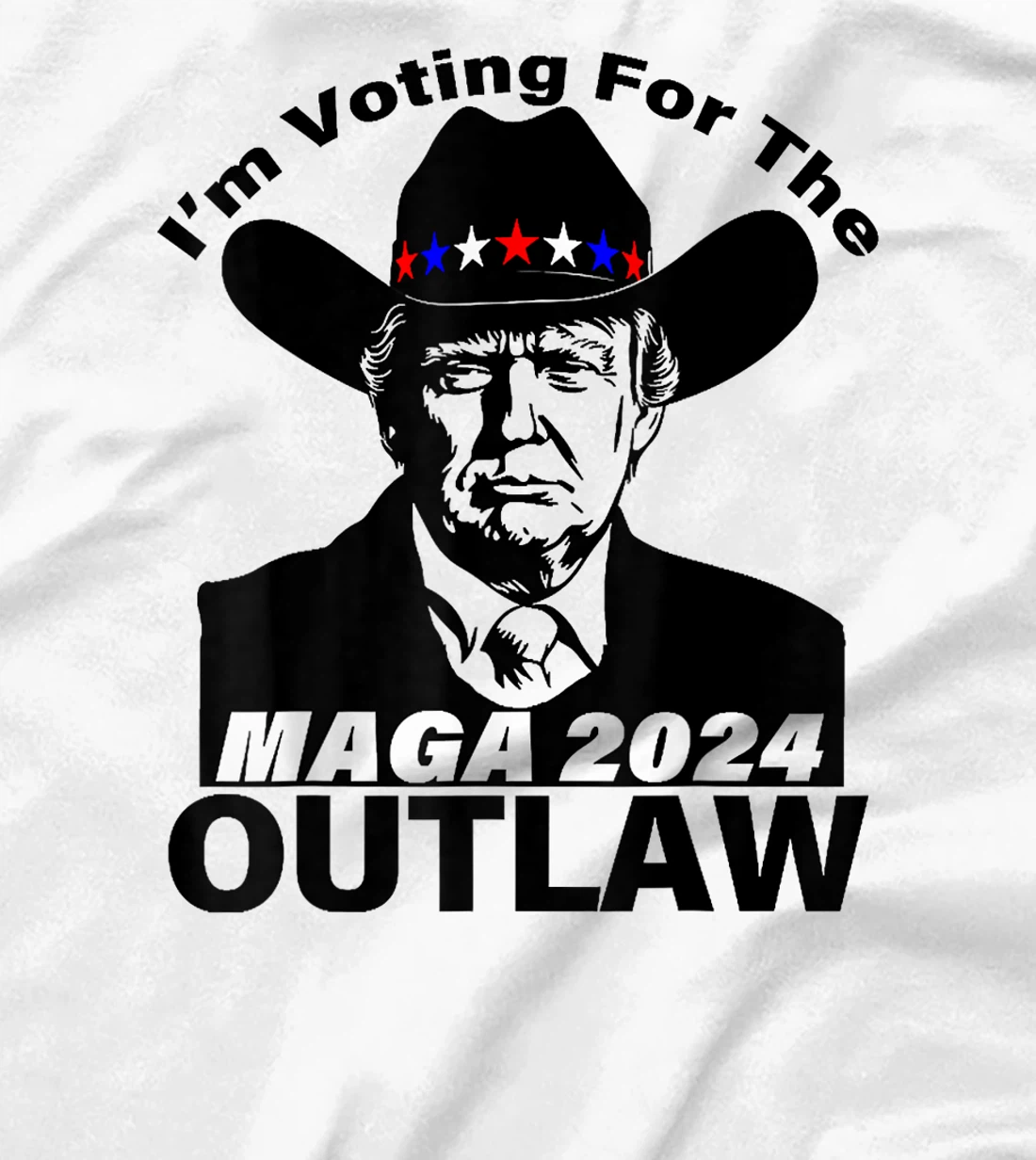 Funny Trump MAGA 2024 I'm Voting For The Outlaw T-Shirt