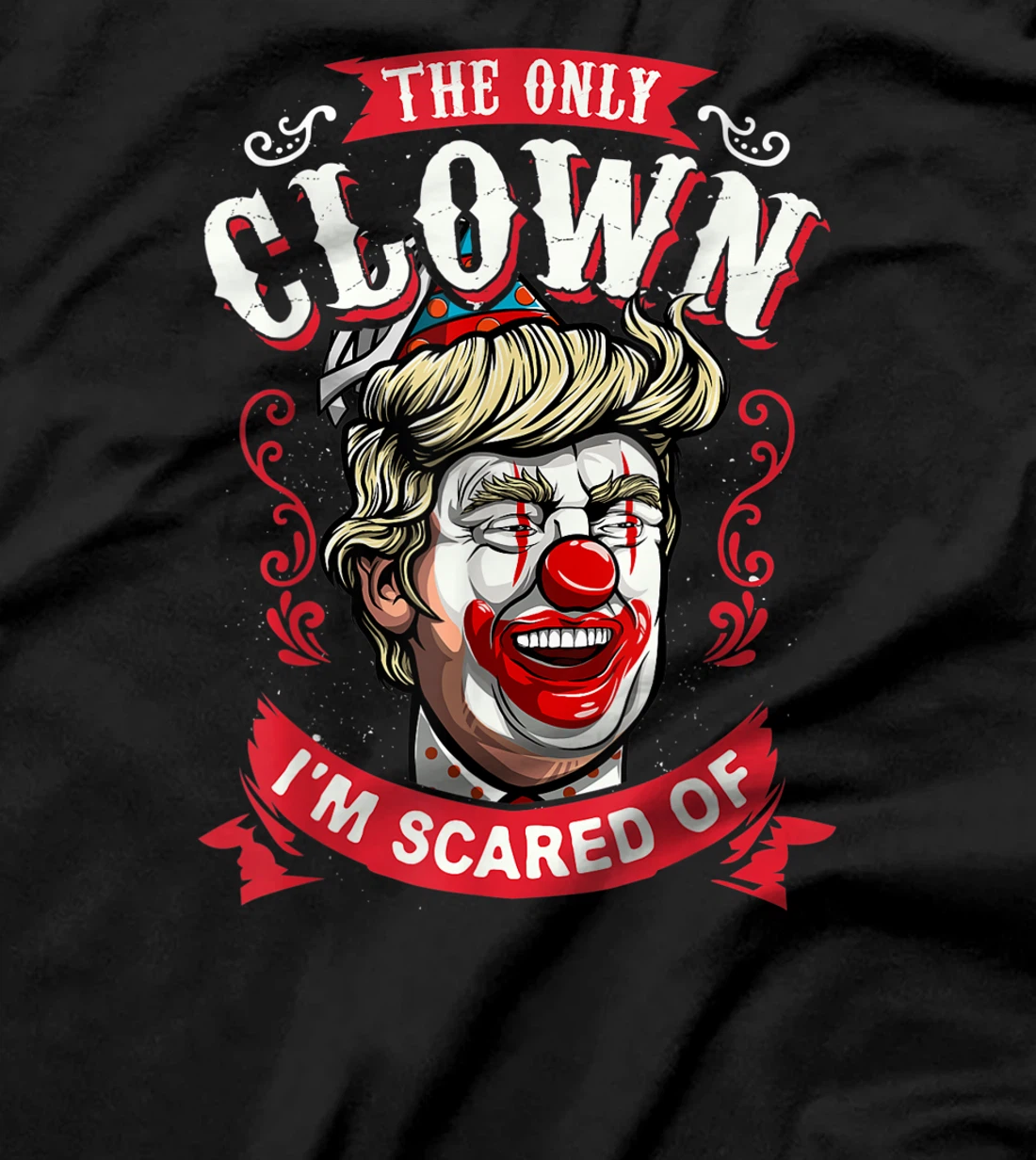 Anti Donald Trump T shirt Funny Clown Resist Men Women Tees T-Shirt