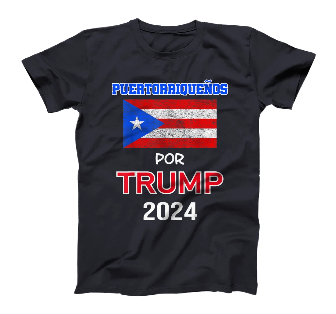 Puerto Ricans for Trump 2024 - Puertorriqueños Trump Gift T-Shirt