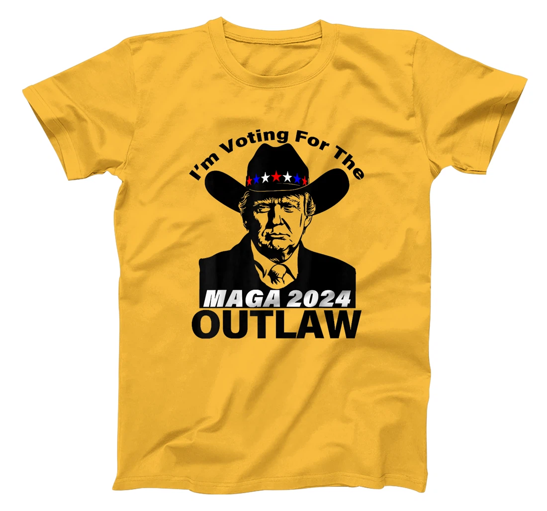 Funny Trump MAGA 2024 I'm Voting For The Outlaw T-Shirt