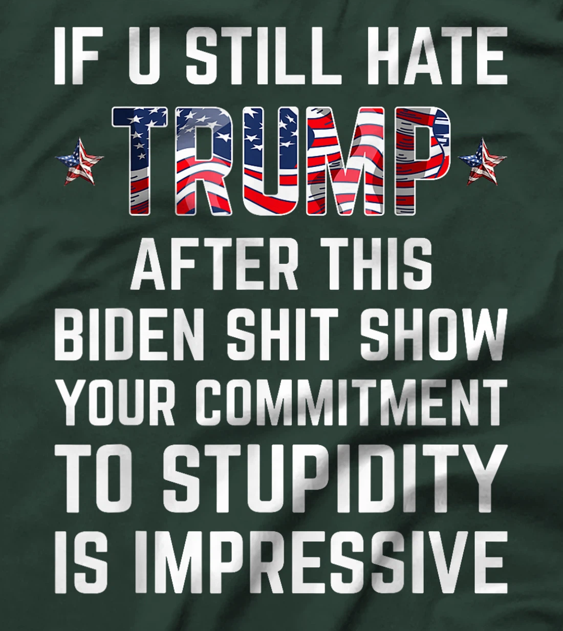 If You Still Hate Trump After This Biden Shit Show Funny T-Shirt