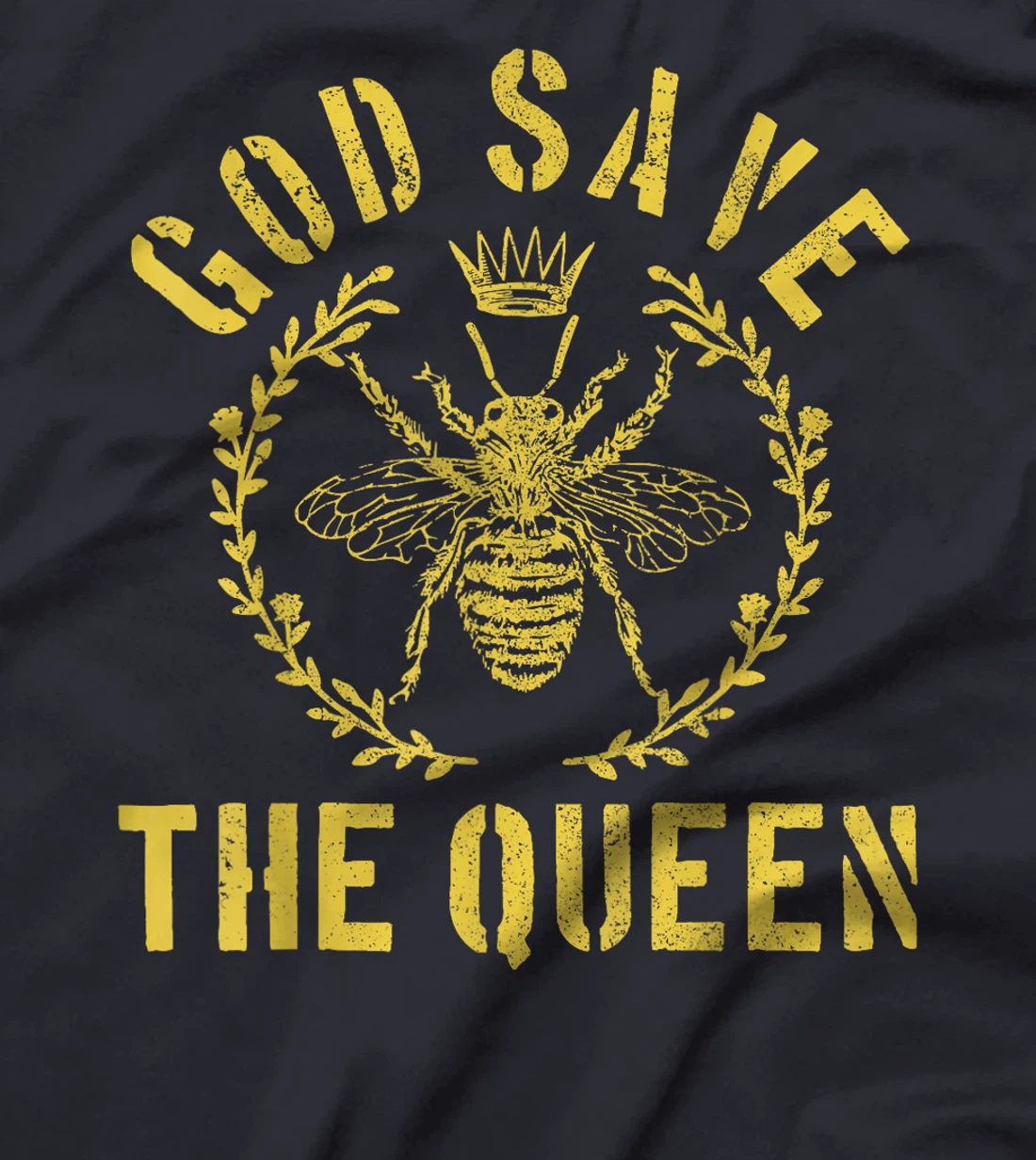 God Save The Queen Bee Queen Bee Funny Beekeeper Gift T-Shirt