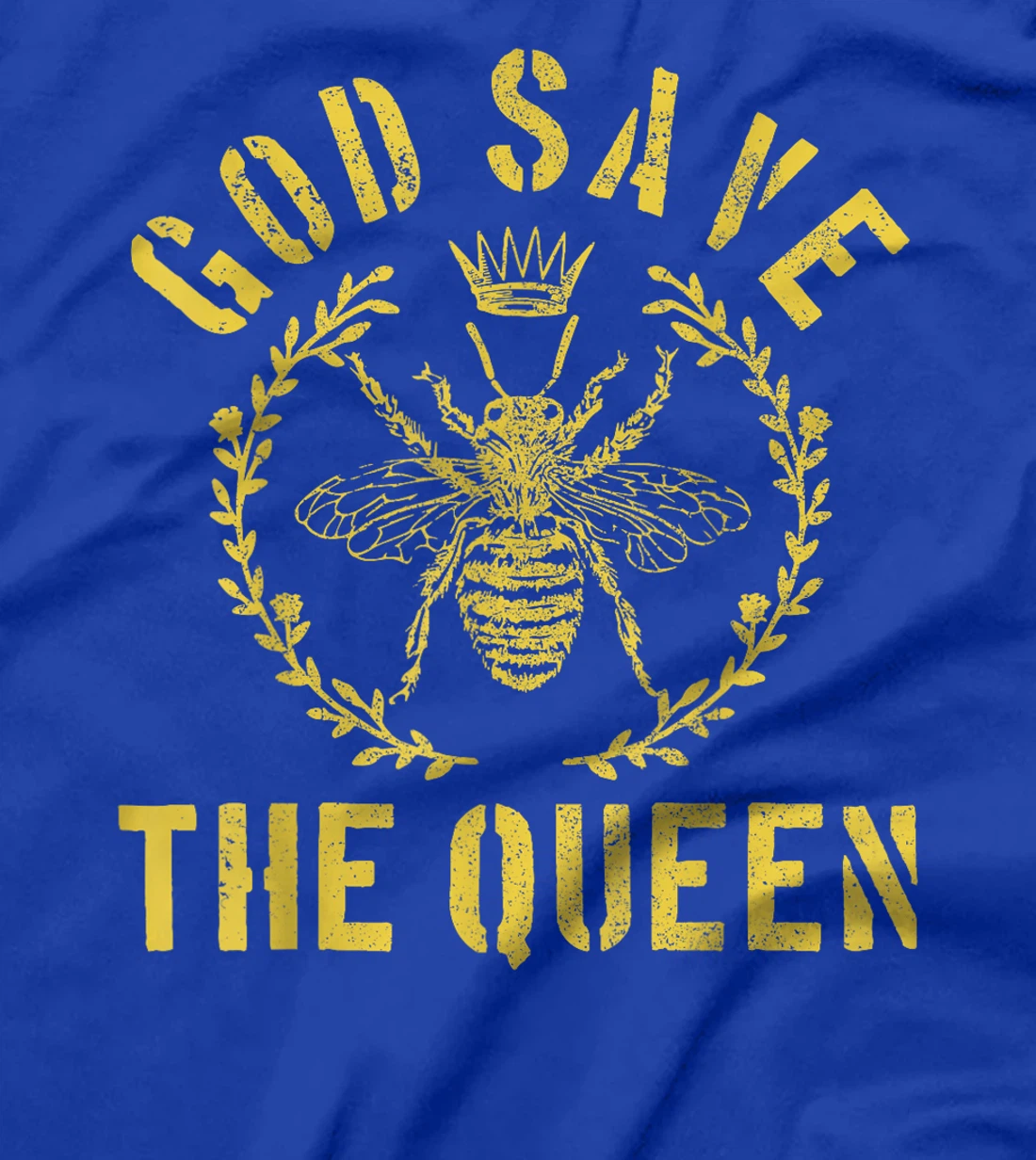 God Save The Queen Bee Queen Bee Funny Beekeeper Gift T-Shirt