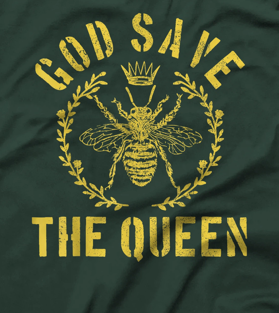 God Save The Queen Bee Queen Bee Funny Beekeeper Gift T-Shirt