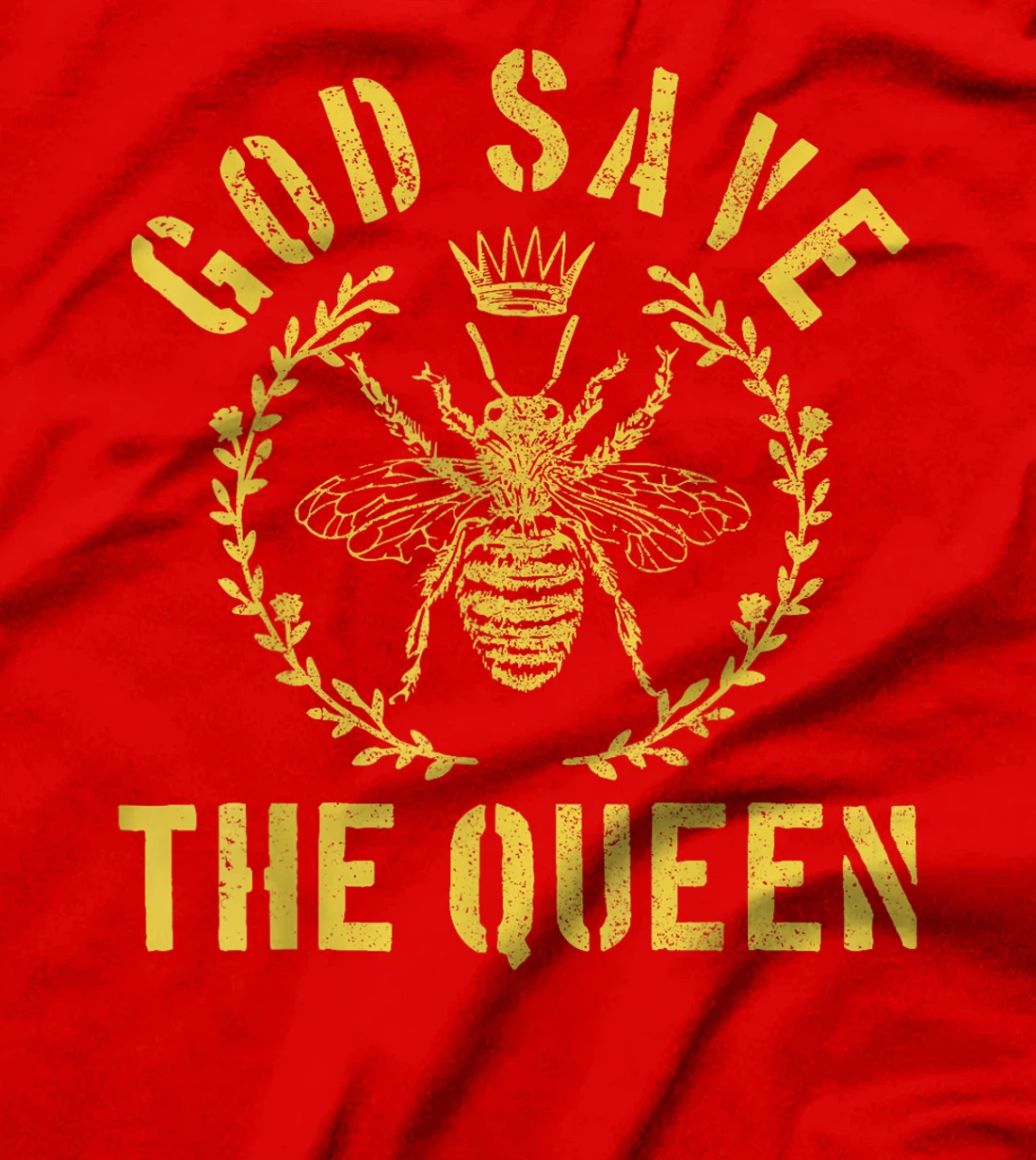 God Save The Queen Bee Queen Bee Funny Beekeeper Gift T-Shirt