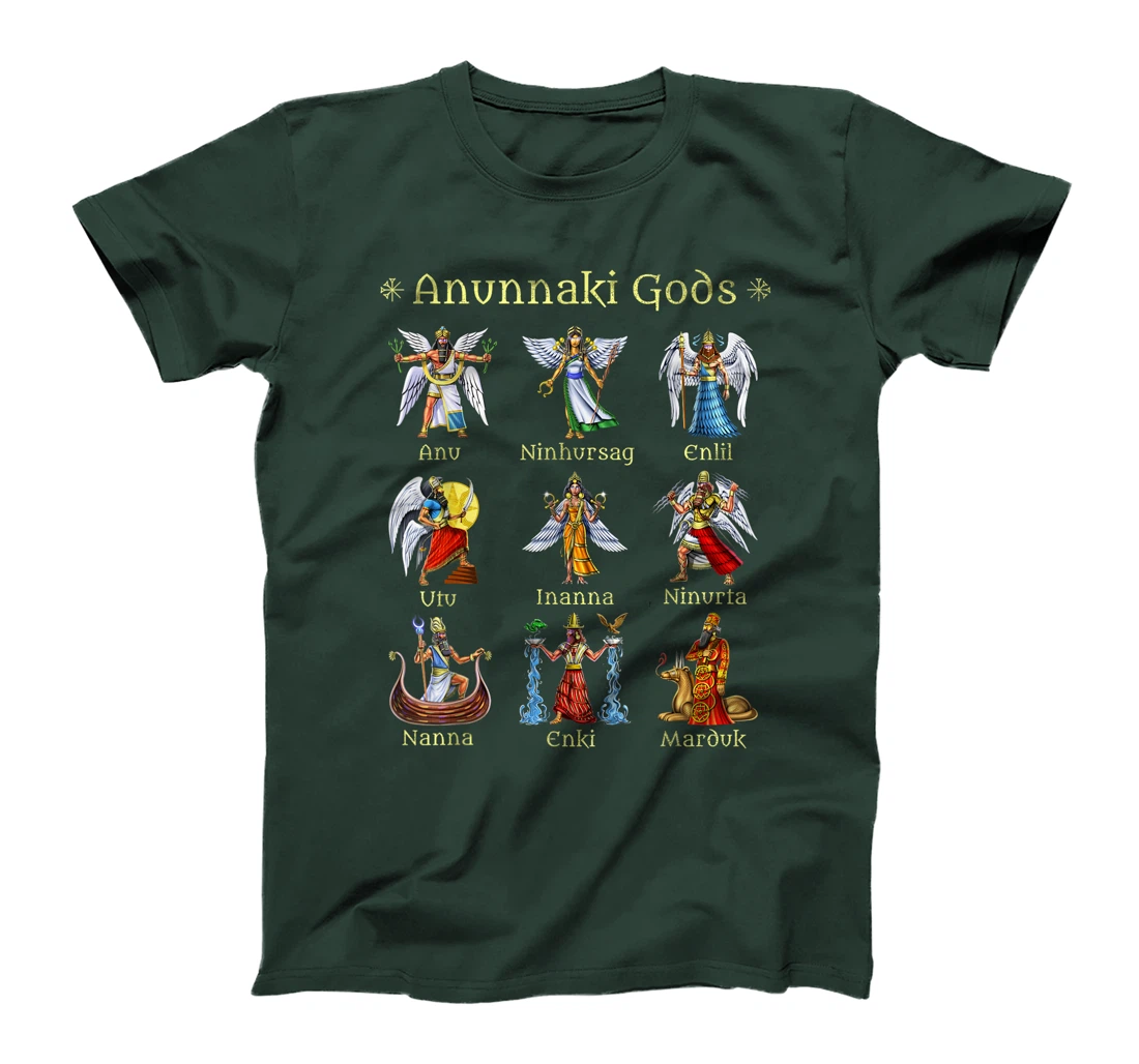 Anunnaki Gods Ancient Sumerian Civilization Mythology Deity T-Shirt