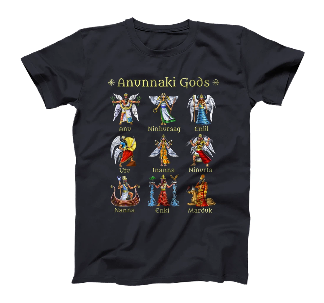 Anunnaki Gods Ancient Sumerian Civilization Mythology Deity T-Shirt