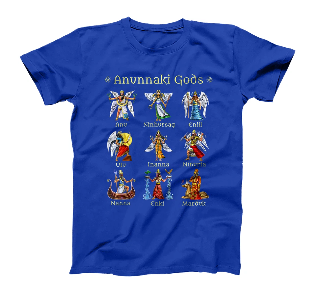 Anunnaki Gods Ancient Sumerian Civilization Mythology Deity T-Shirt