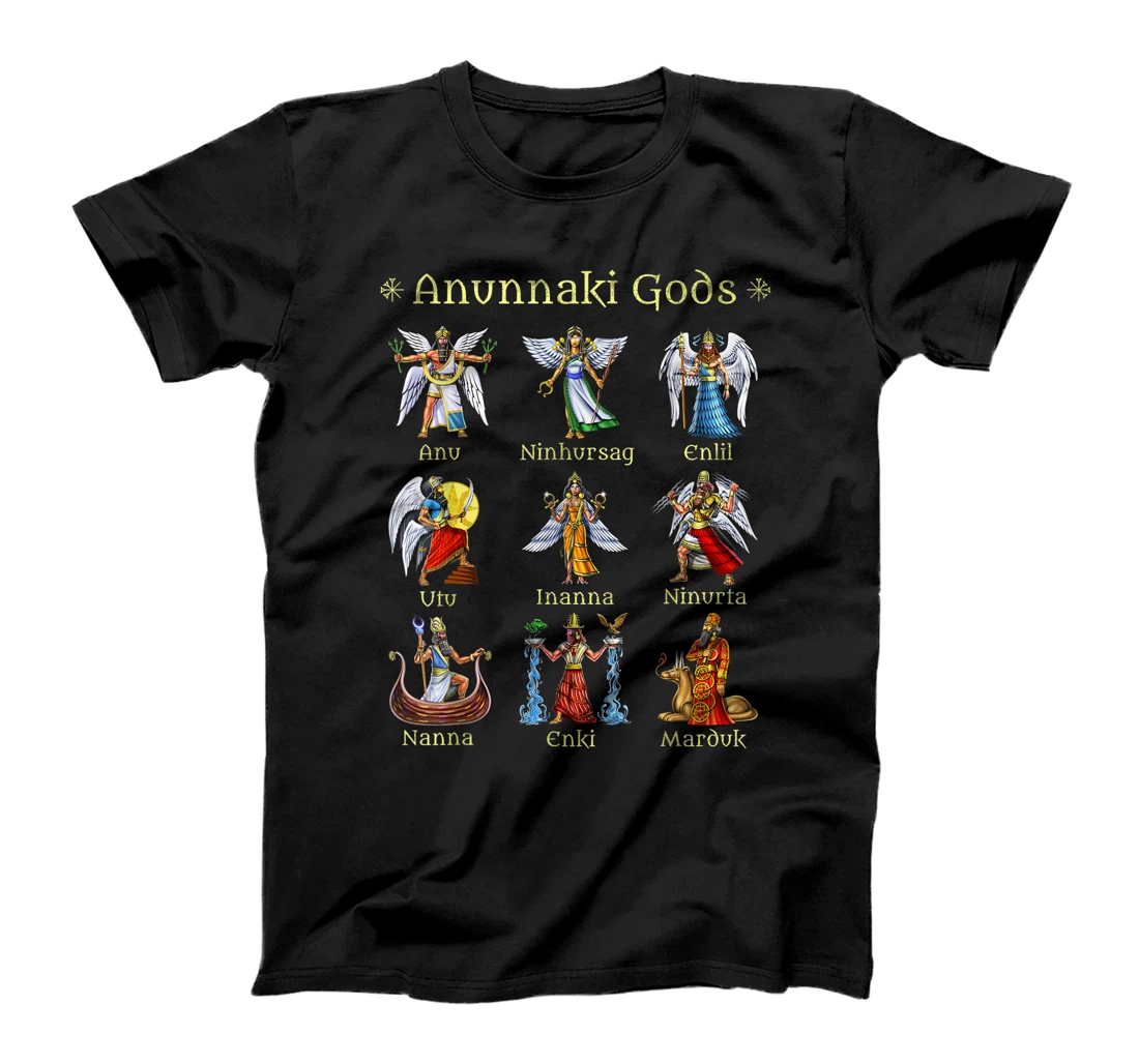 Anunnaki Gods Ancient Sumerian Civilization Mythology Deity T-Shirt