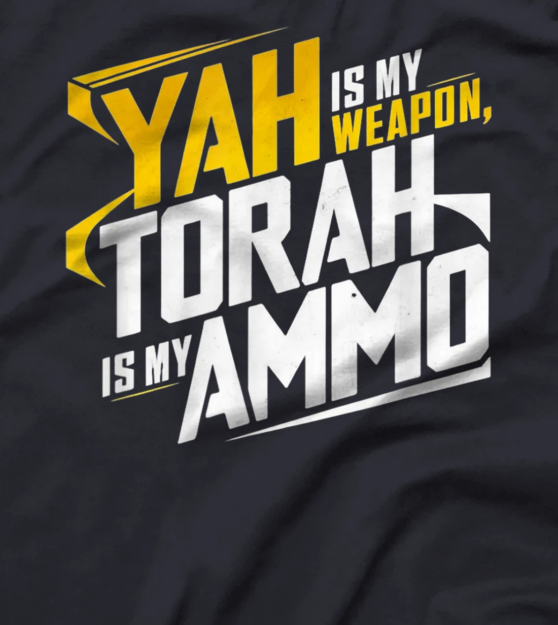 Hebrew Israelite Clothing Yah is My Weapon Judah Torah T-Shirt