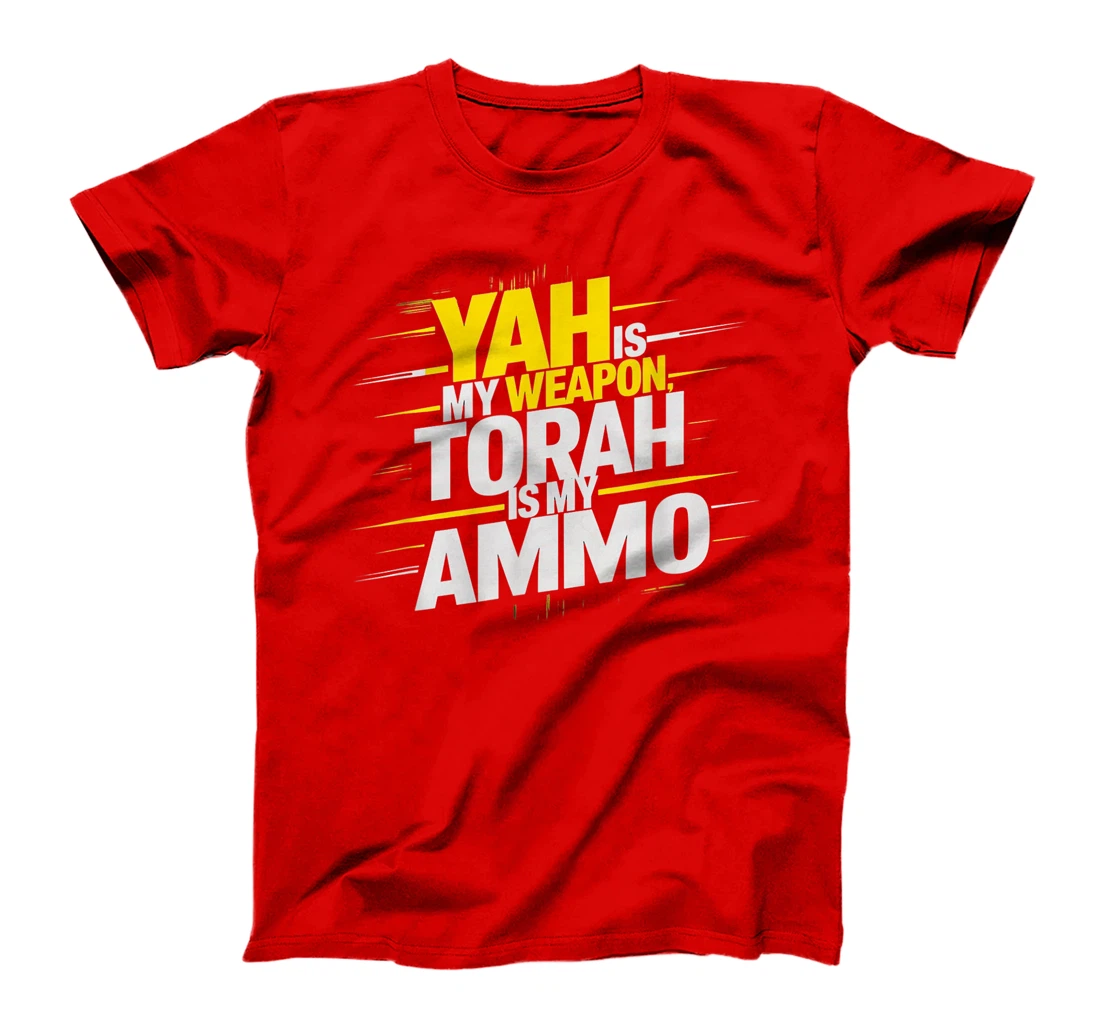 Hebrew Israelite Clothing Yah is My Weapon Judah Torah T-Shirt