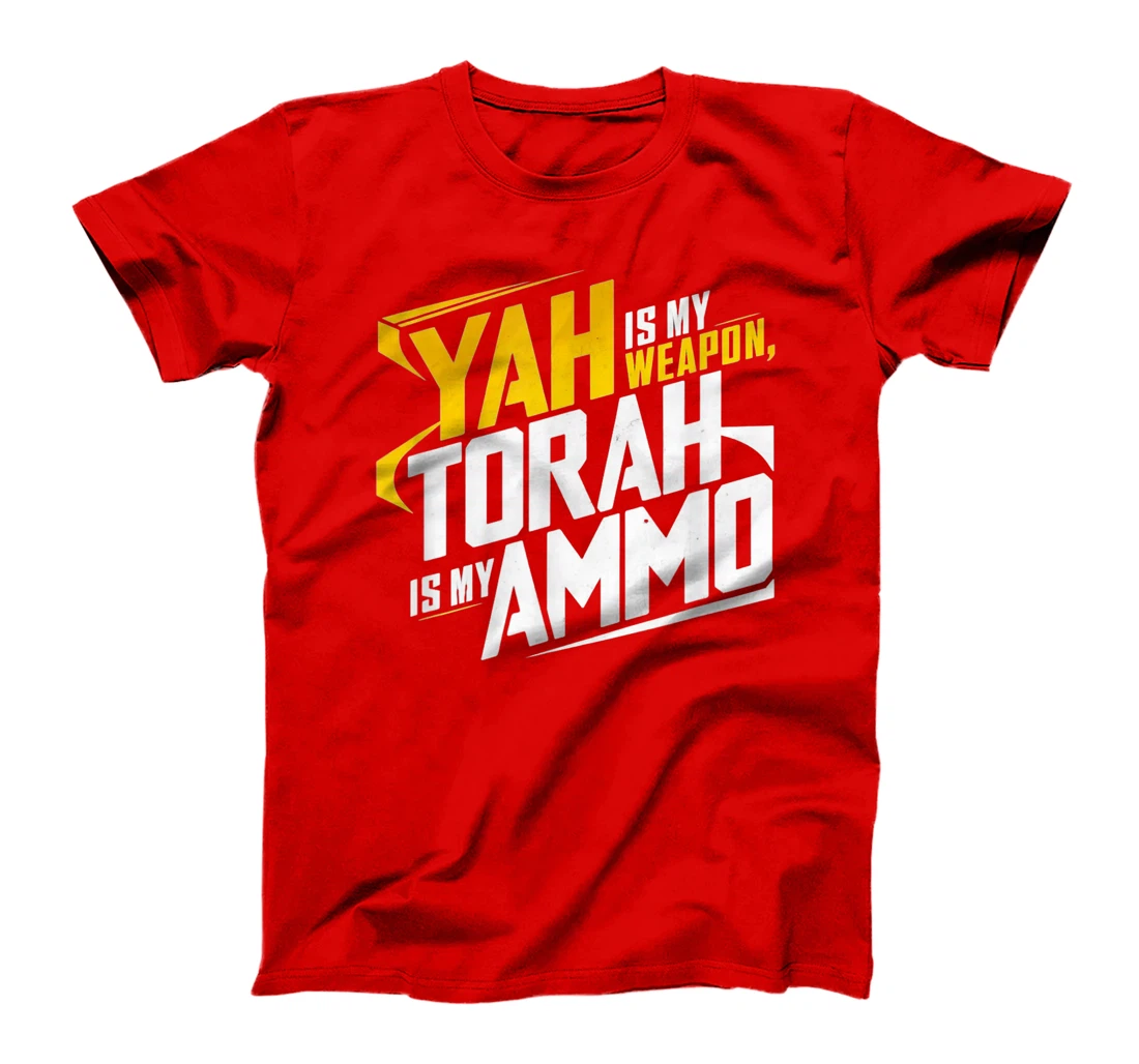 Hebrew Israelite Clothing Yah is My Weapon Judah Torah T-Shirt