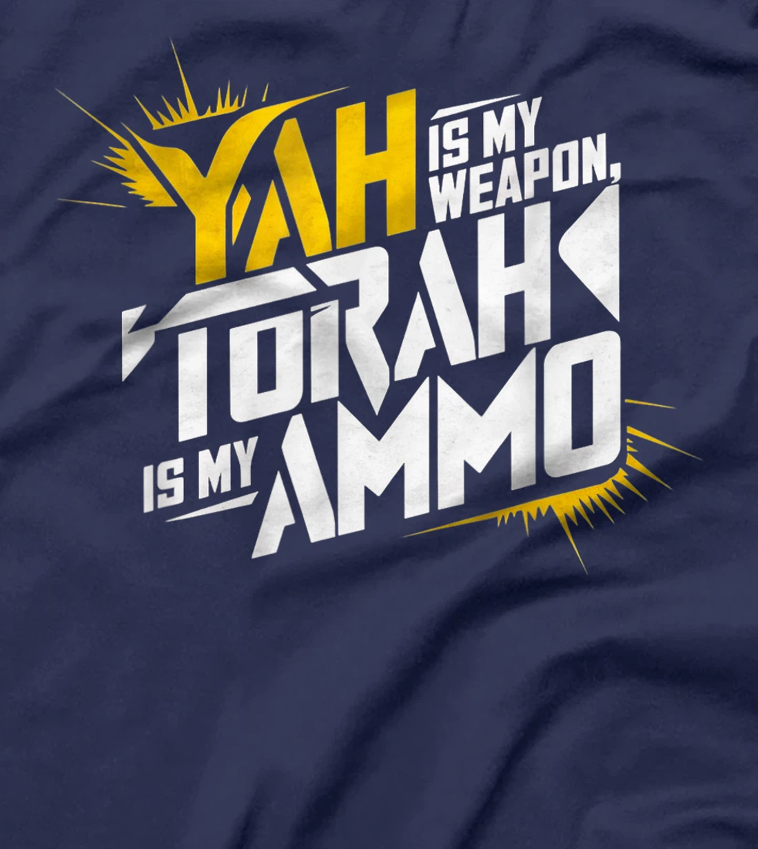 Hebrew Israelite Clothing Yah is My Weapon Judah Torah T-Shirt