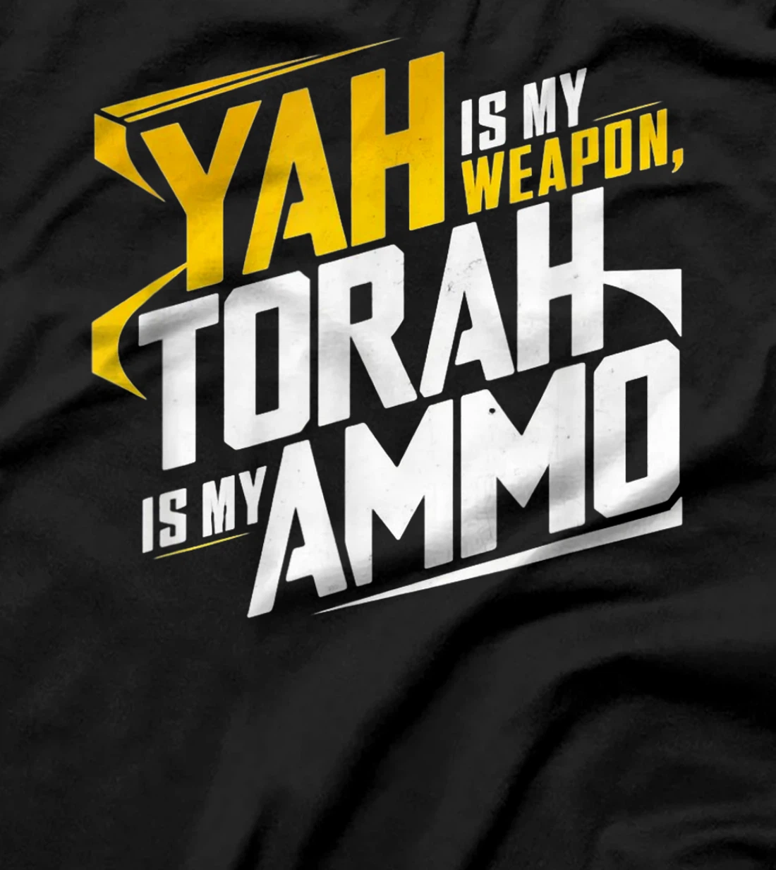 Hebrew Israelite Clothing Yah is My Weapon Judah Torah T-Shirt