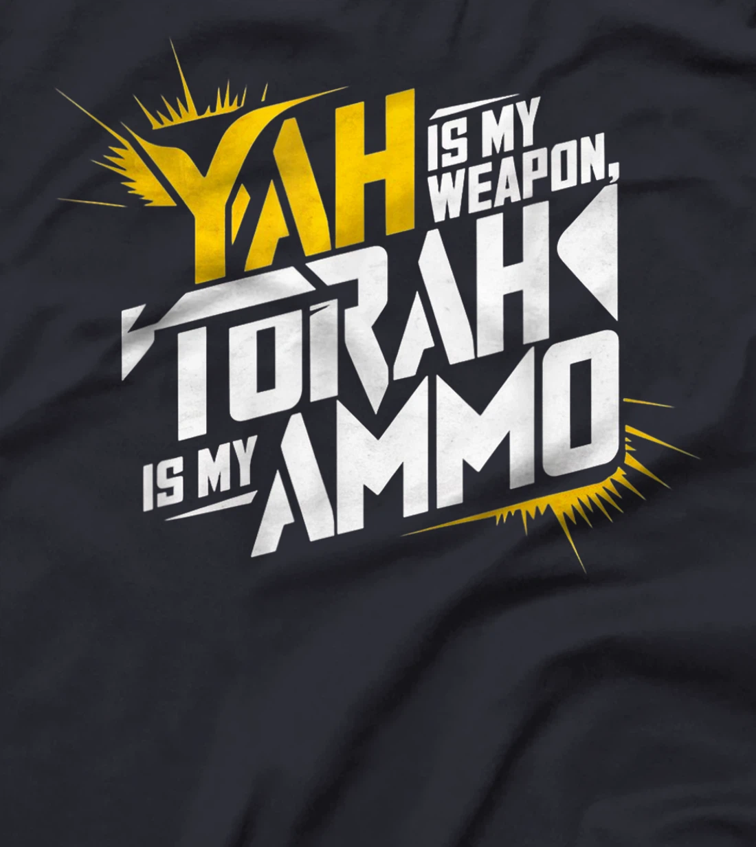 Hebrew Israelite Clothing Yah is My Weapon Judah Torah T-Shirt