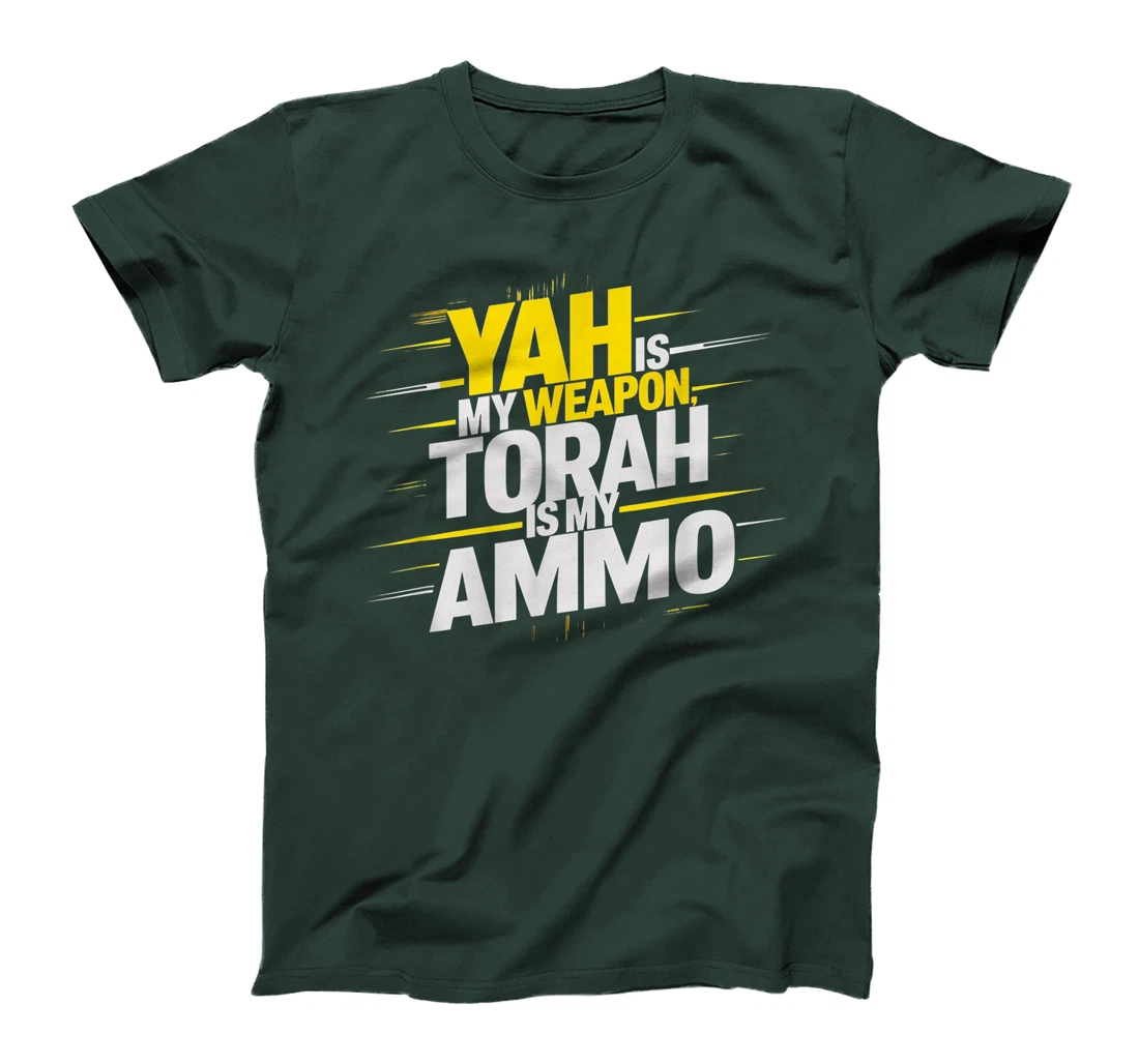 Hebrew Israelite Clothing Yah is My Weapon Judah Torah T-Shirt