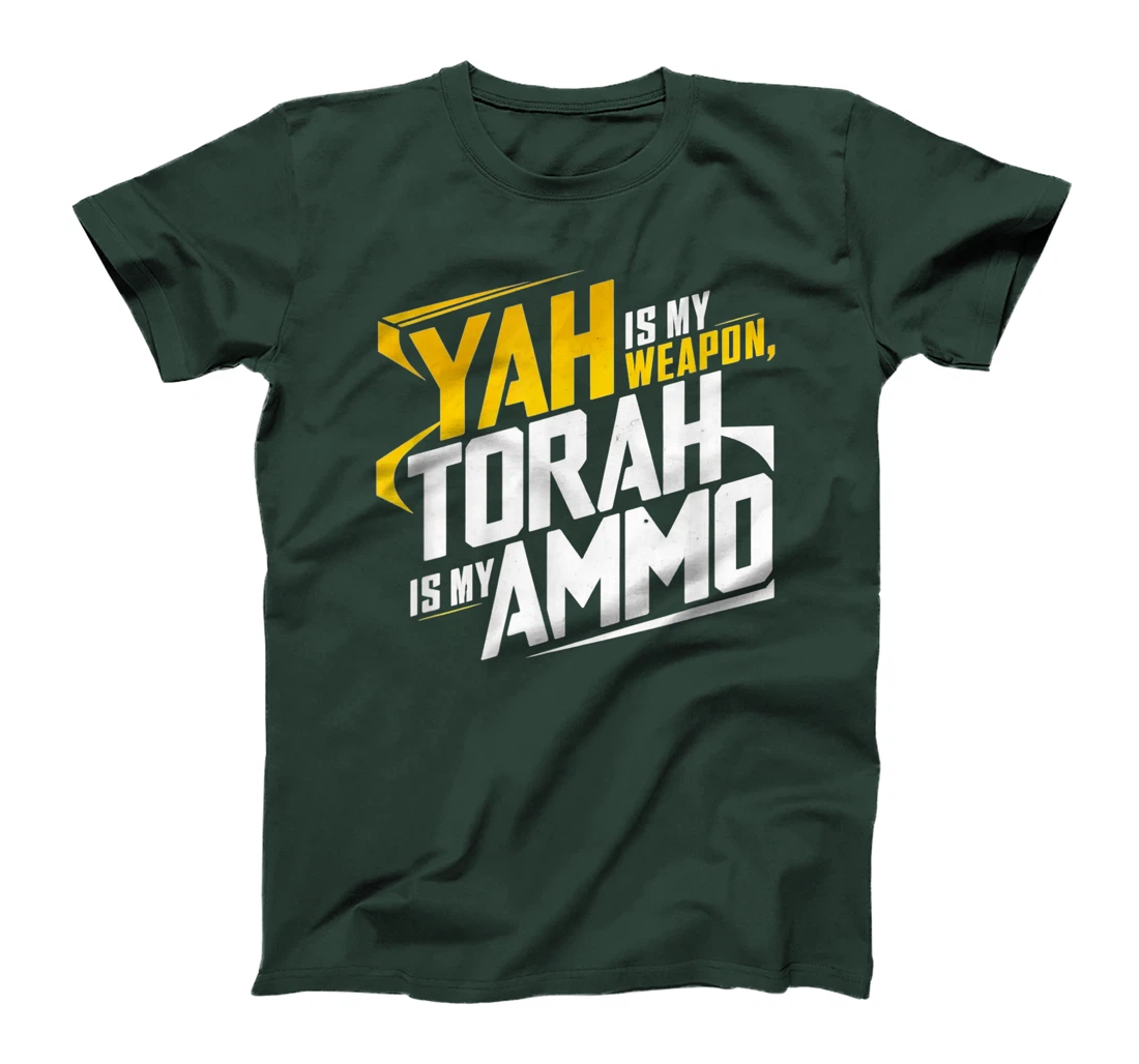 Hebrew Israelite Clothing Yah is My Weapon Judah Torah T-Shirt