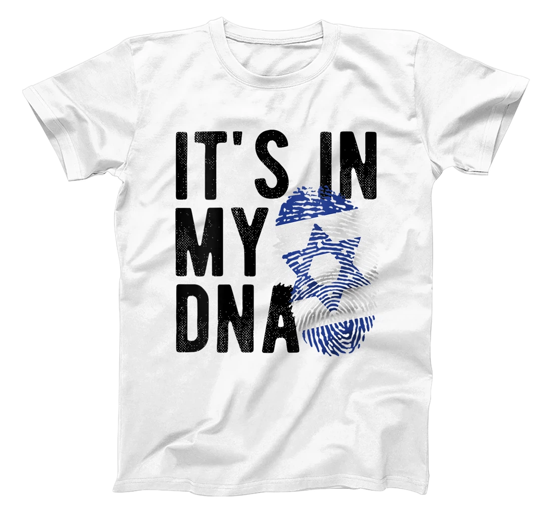 Womens It's In My DNA Israel Love Jewish Pride and Unity Loved Ones T-Shirt