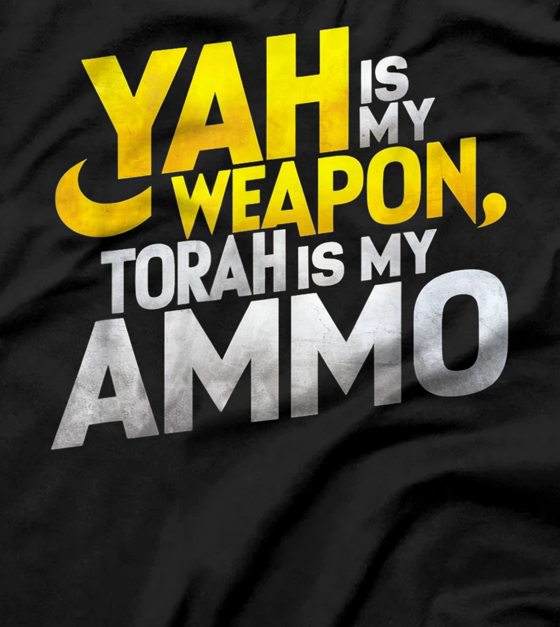 Hebrew Israelite Clothing Yah is My Weapon Judah Torah T-Shirt