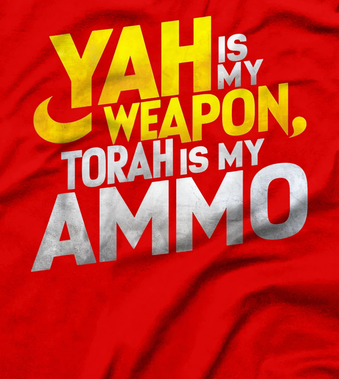 Hebrew Israelite Clothing Yah is My Weapon Judah Torah T-Shirt