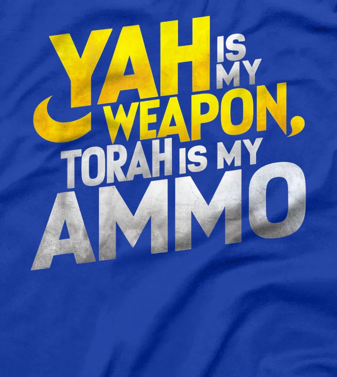 Hebrew Israelite Clothing Yah is My Weapon Judah Torah T-Shirt