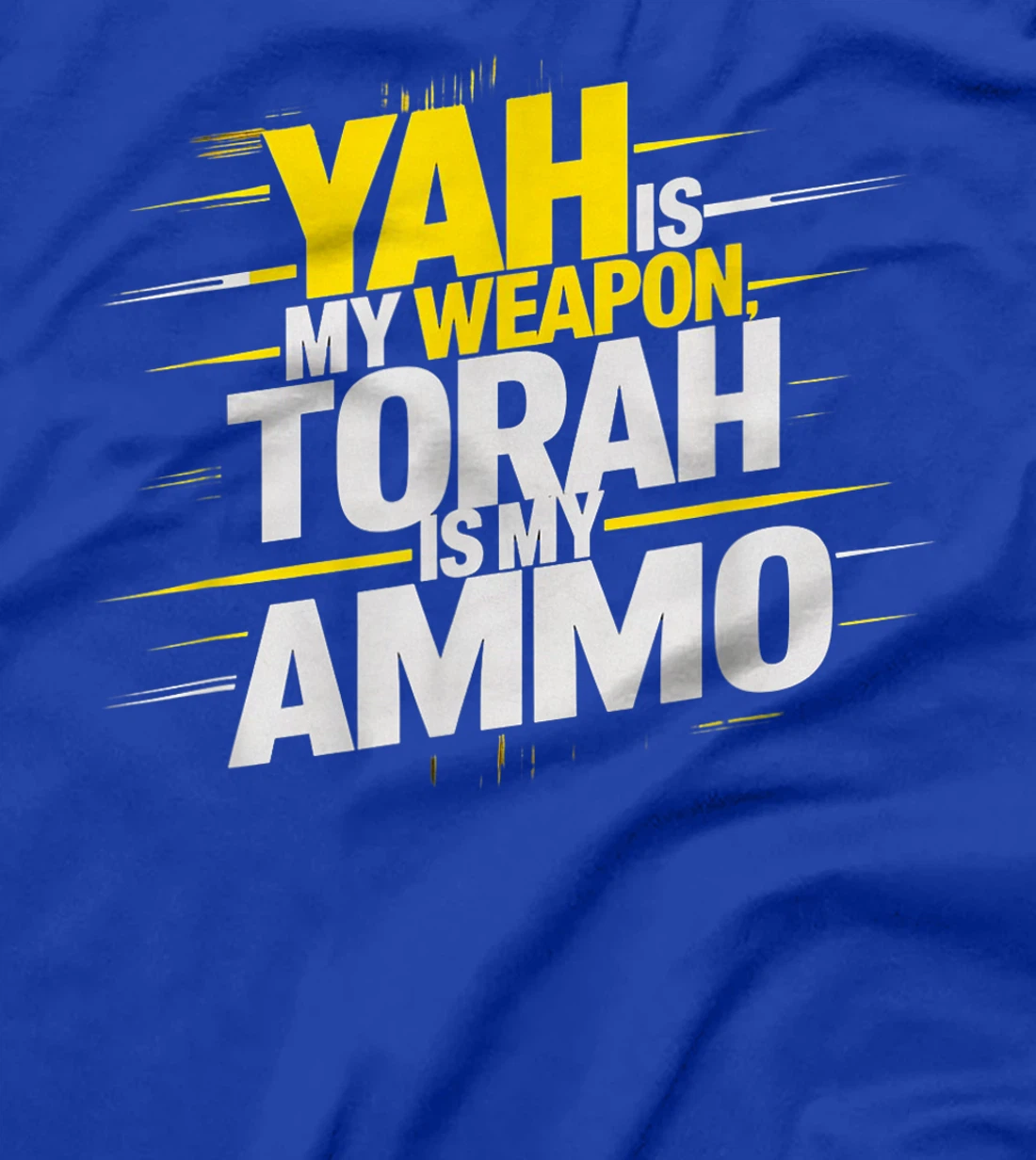 Hebrew Israelite Clothing Yah is My Weapon Judah Torah T-Shirt