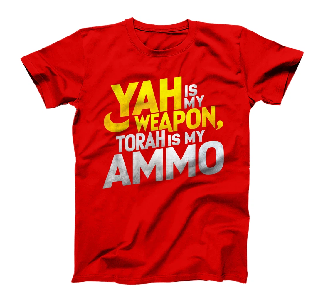 Hebrew Israelite Clothing Yah is My Weapon Judah Torah T-Shirt
