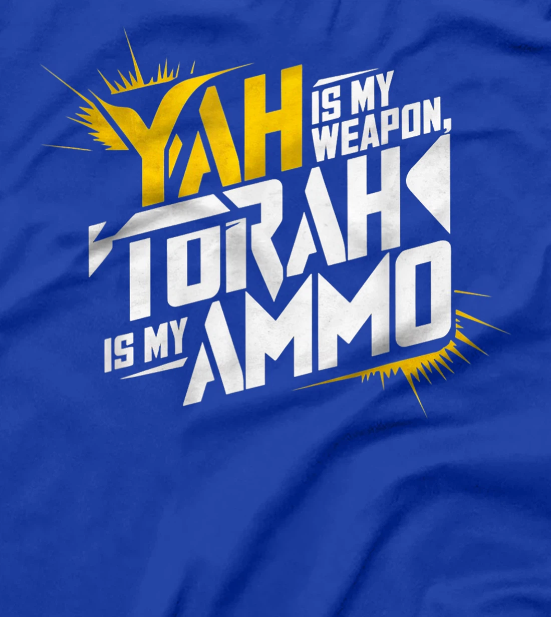 Hebrew Israelite Clothing Yah is My Weapon Judah Torah T-Shirt