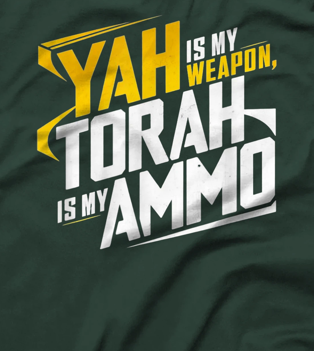 Hebrew Israelite Clothing Yah is My Weapon Judah Torah T-Shirt