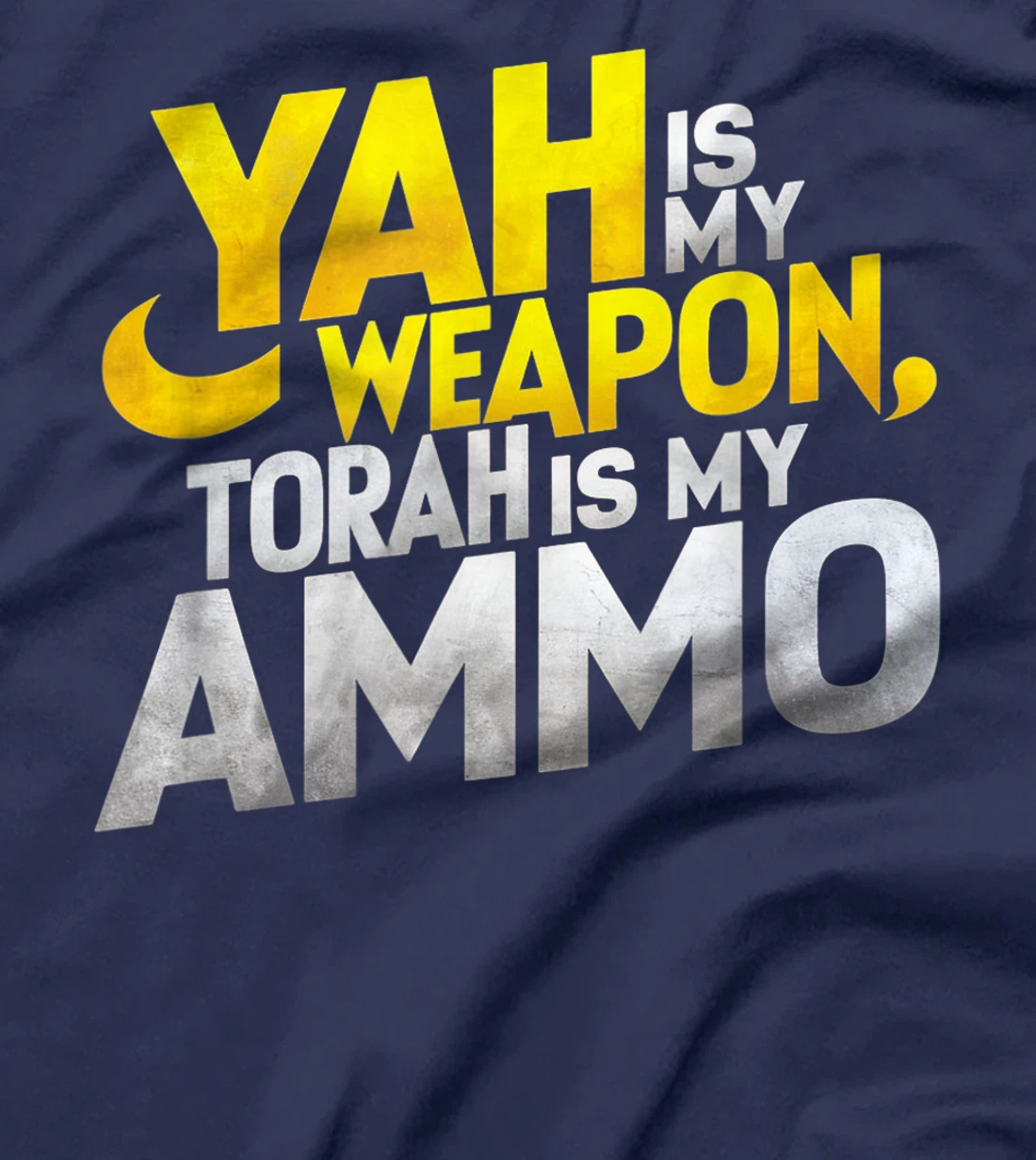 Hebrew Israelite Clothing Yah is My Weapon Judah Torah T-Shirt