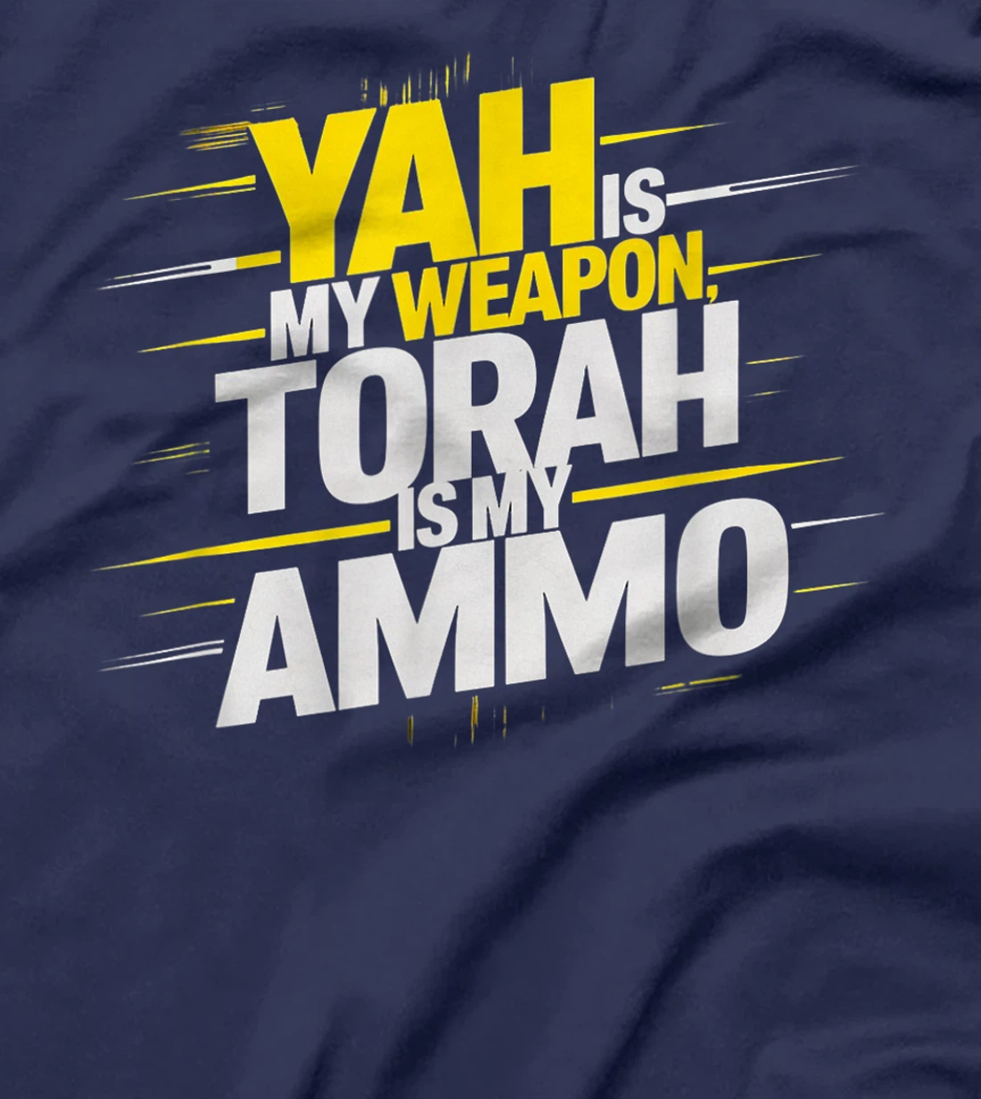 Hebrew Israelite Clothing Yah is My Weapon Judah Torah T-Shirt