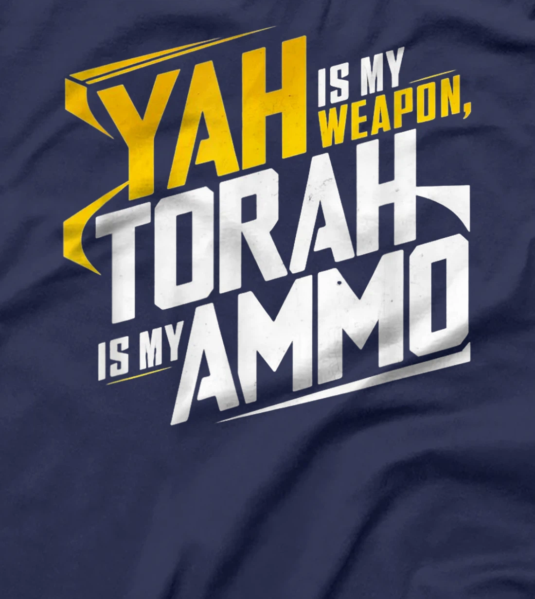 Hebrew Israelite Clothing Yah is My Weapon Judah Torah T-Shirt