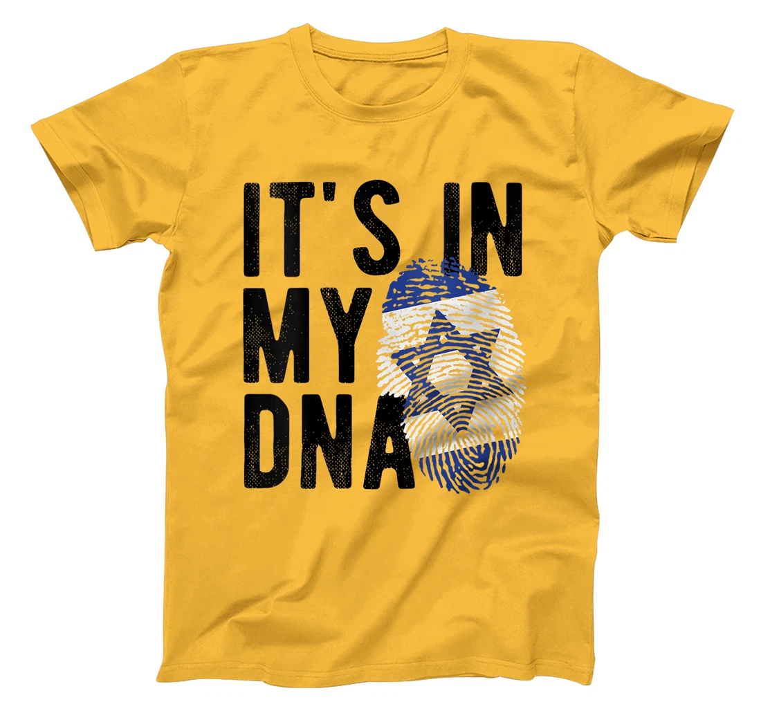 Womens It's In My DNA Israel Love Jewish Pride and Unity Loved Ones T-Shirt
