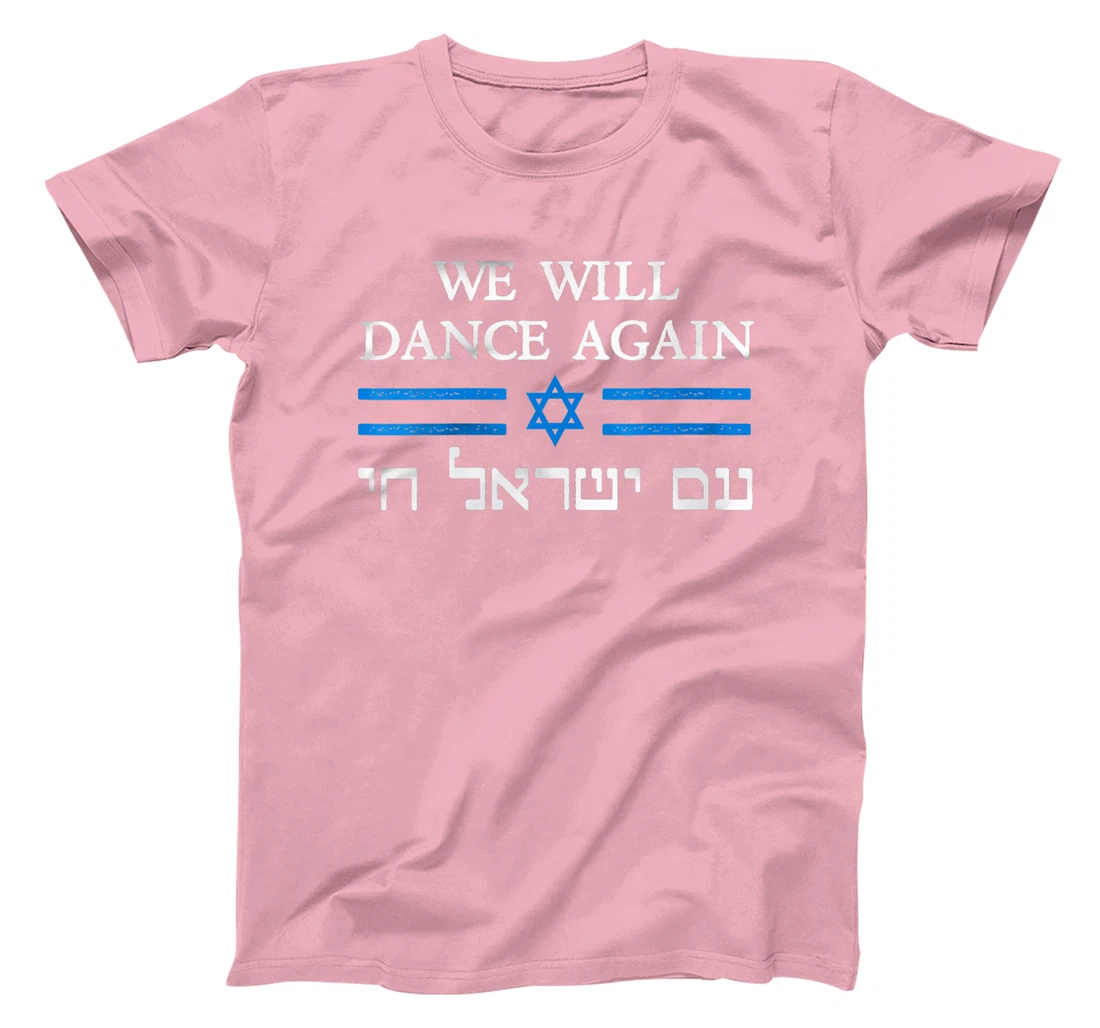 Womens We Will Dance Again Retro Vintage David of Israel Jewish T-Shirt