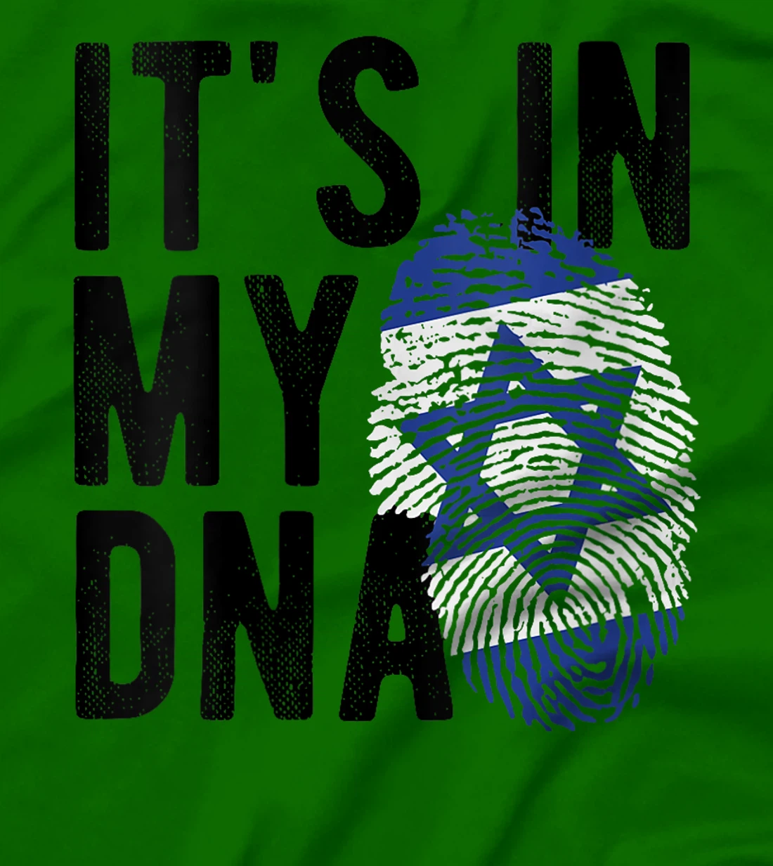 Womens It's In My DNA Israel Love Jewish Pride and Unity Loved Ones T-Shirt