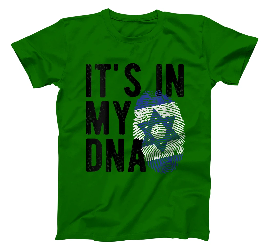 Womens It's In My DNA Israel Love Jewish Pride and Unity Loved Ones T-Shirt