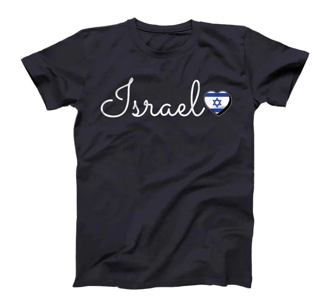 I Love Israel Proud Israeli Pride Travel Matching T-Shirt