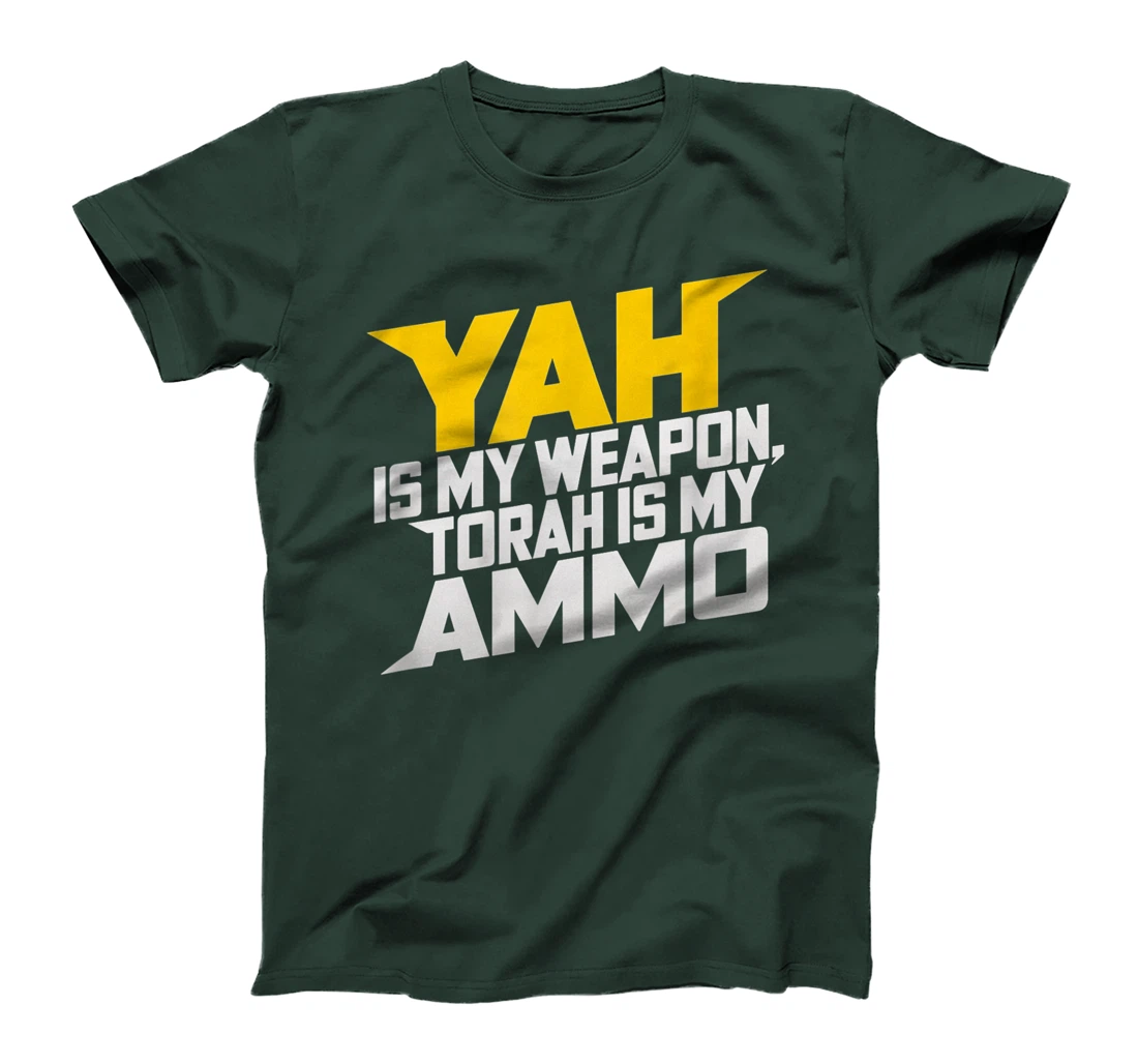 Hebrew Israelite Clothing Yah is My Weapon Judah Torah T-Shirt