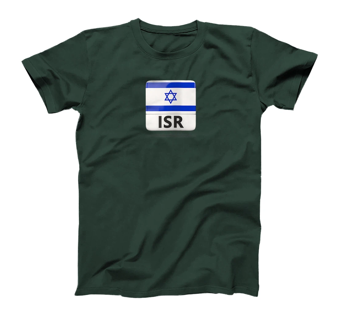 Womens Israel Flag Map - Israel Country T-Shirt