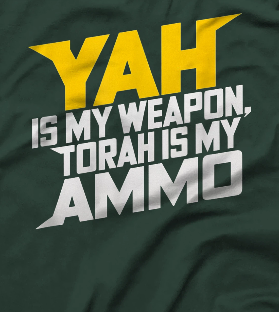 Hebrew Israelite Clothing Yah is My Weapon Judah Torah T-Shirt