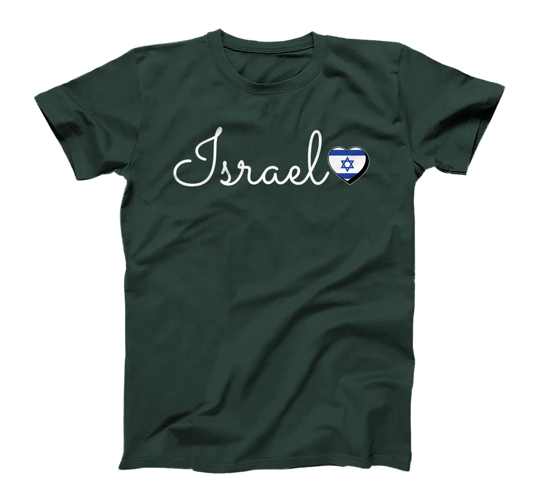 I Love Israel Proud Israeli Pride Travel Matching Premium T-Shirt