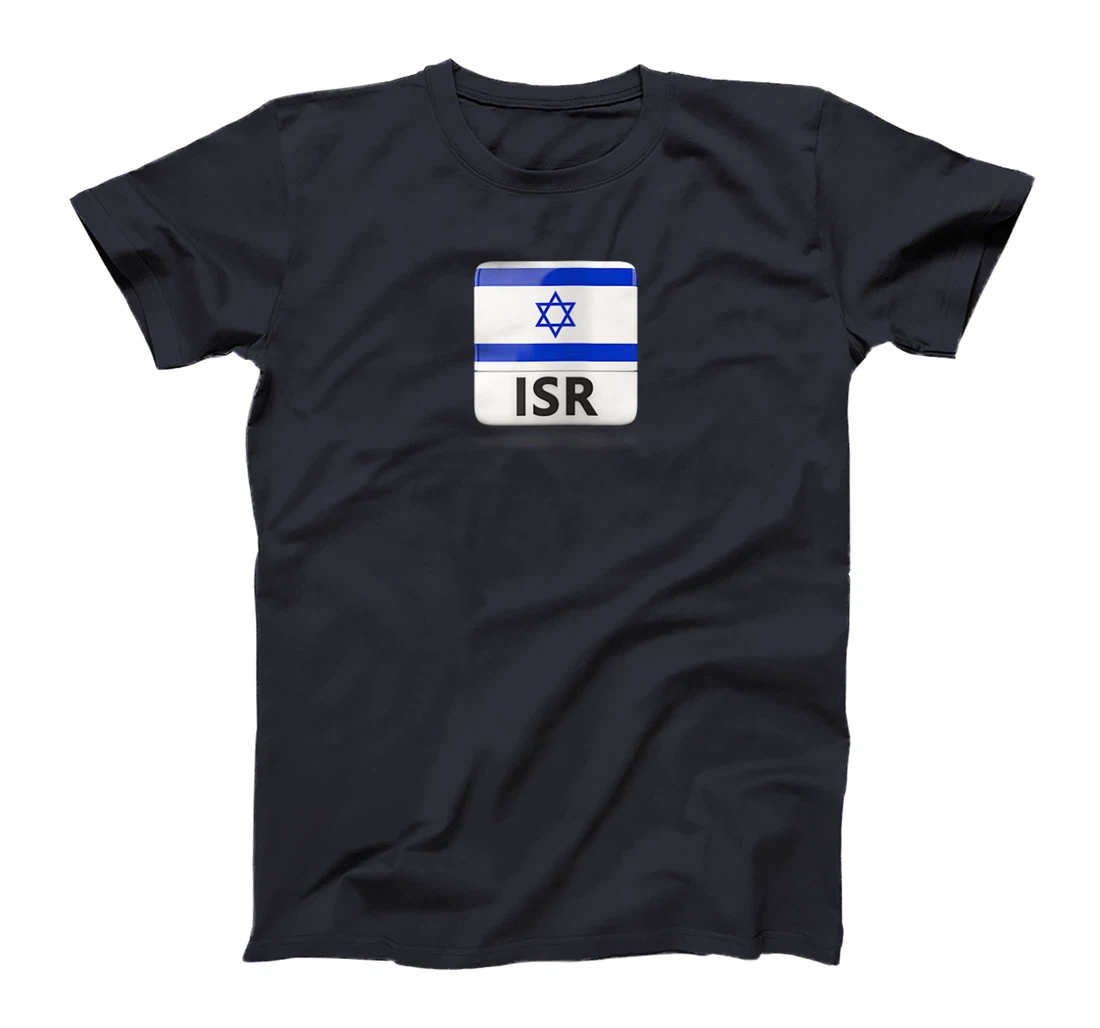 Womens Israel Flag Map - Israel Country T-Shirt