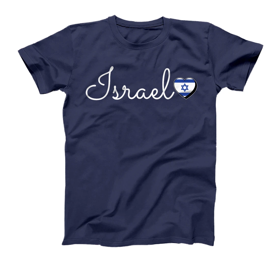 I Love Israel Proud Israeli Pride Travel Matching T-Shirt