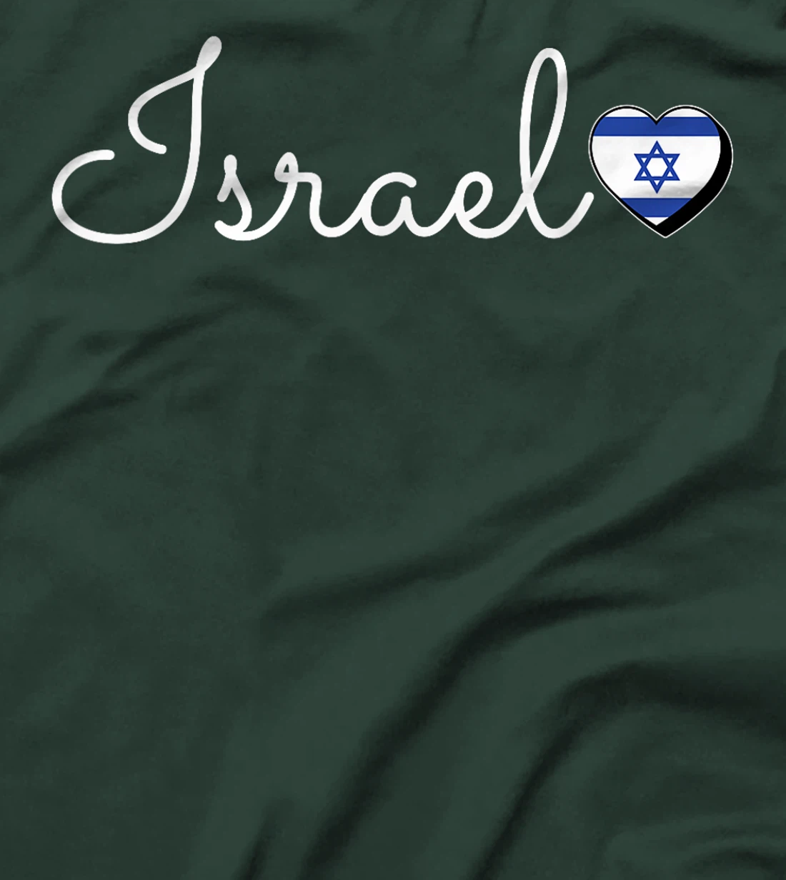 I Love Israel Proud Israeli Pride Travel Matching T-Shirt
