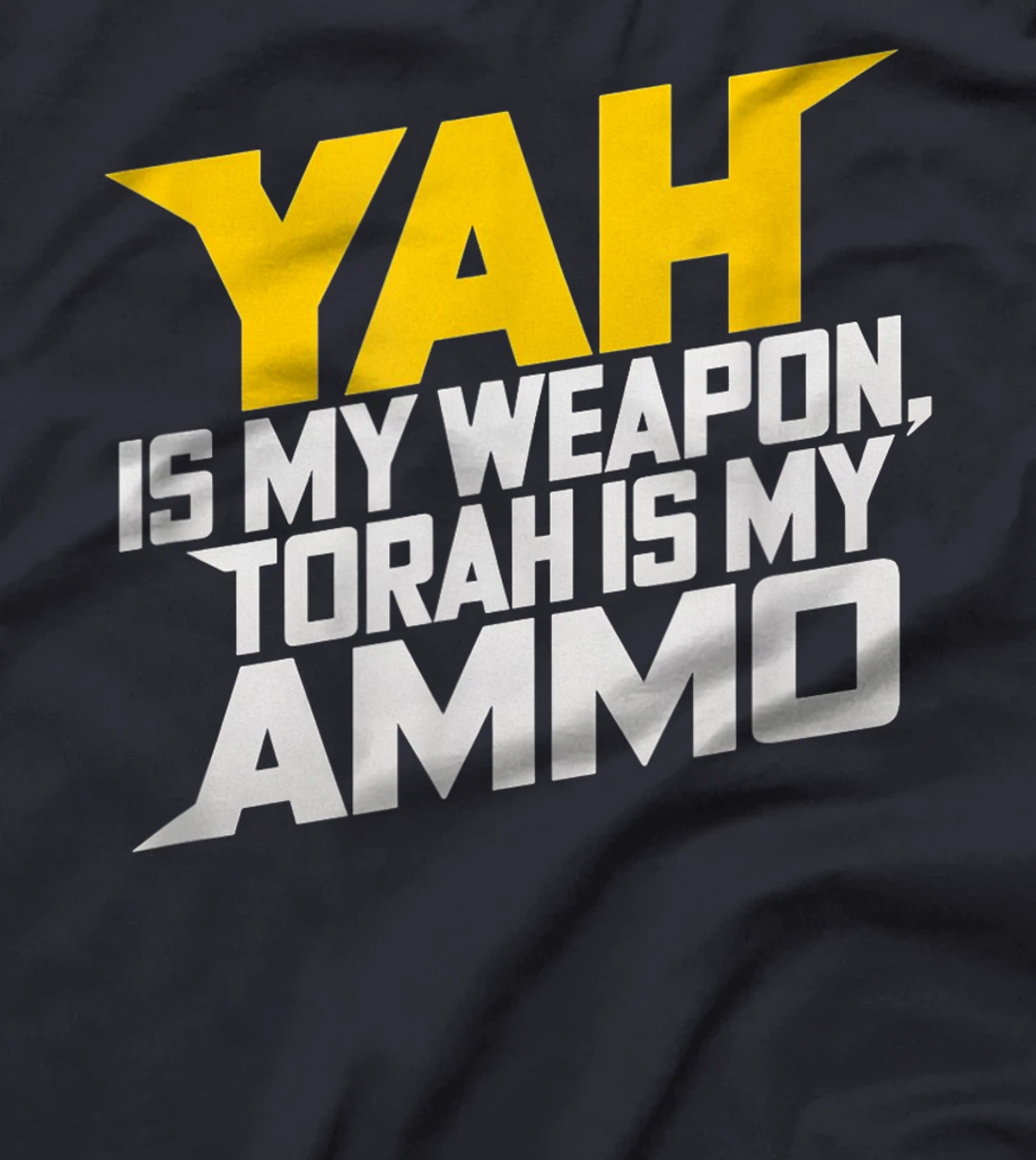 Hebrew Israelite Clothing Yah is My Weapon Judah Torah T-Shirt