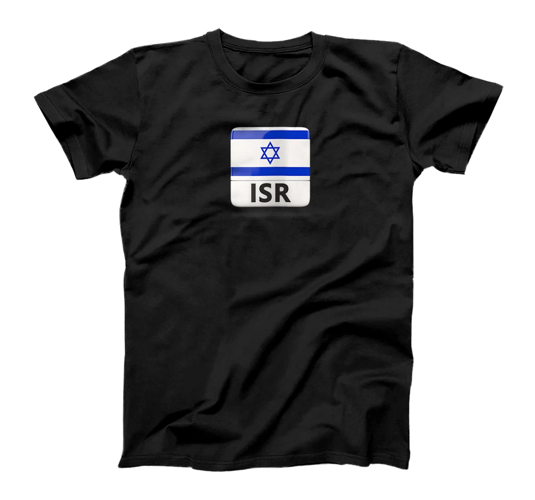 Womens Israel Flag Map - Israel Country T-Shirt