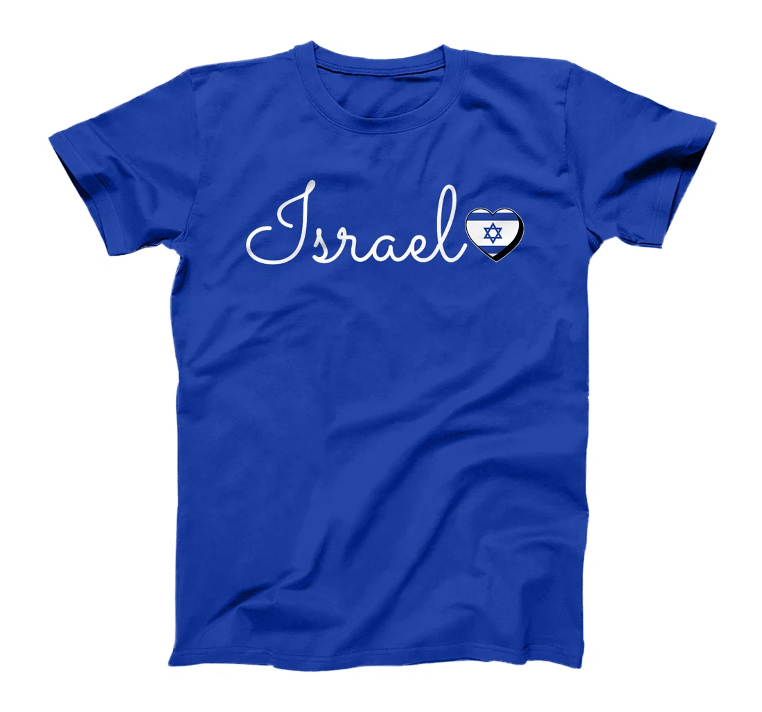 I Love Israel Proud Israeli Pride Travel Matching Premium T-Shirt