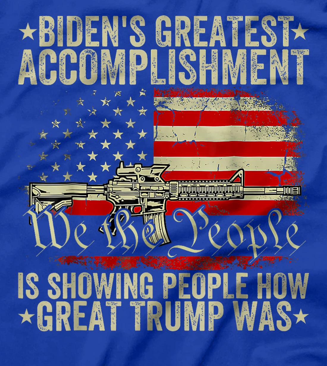 Funny biden's greatest accomplishment is showing Trump 2024 T-Shirt