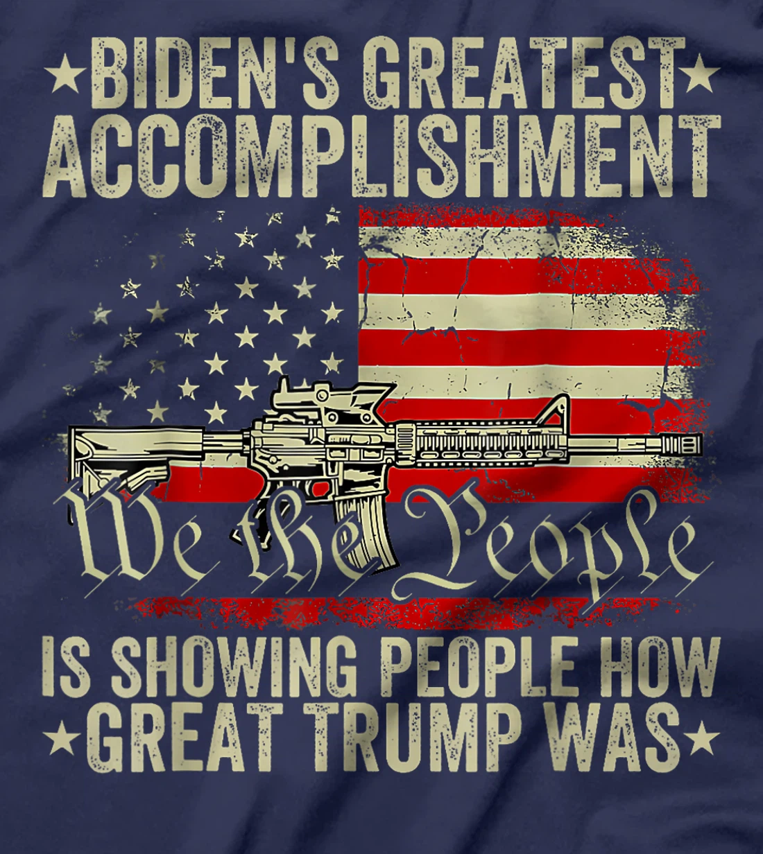 Funny biden's greatest accomplishment is showing Trump 2024 T-Shirt